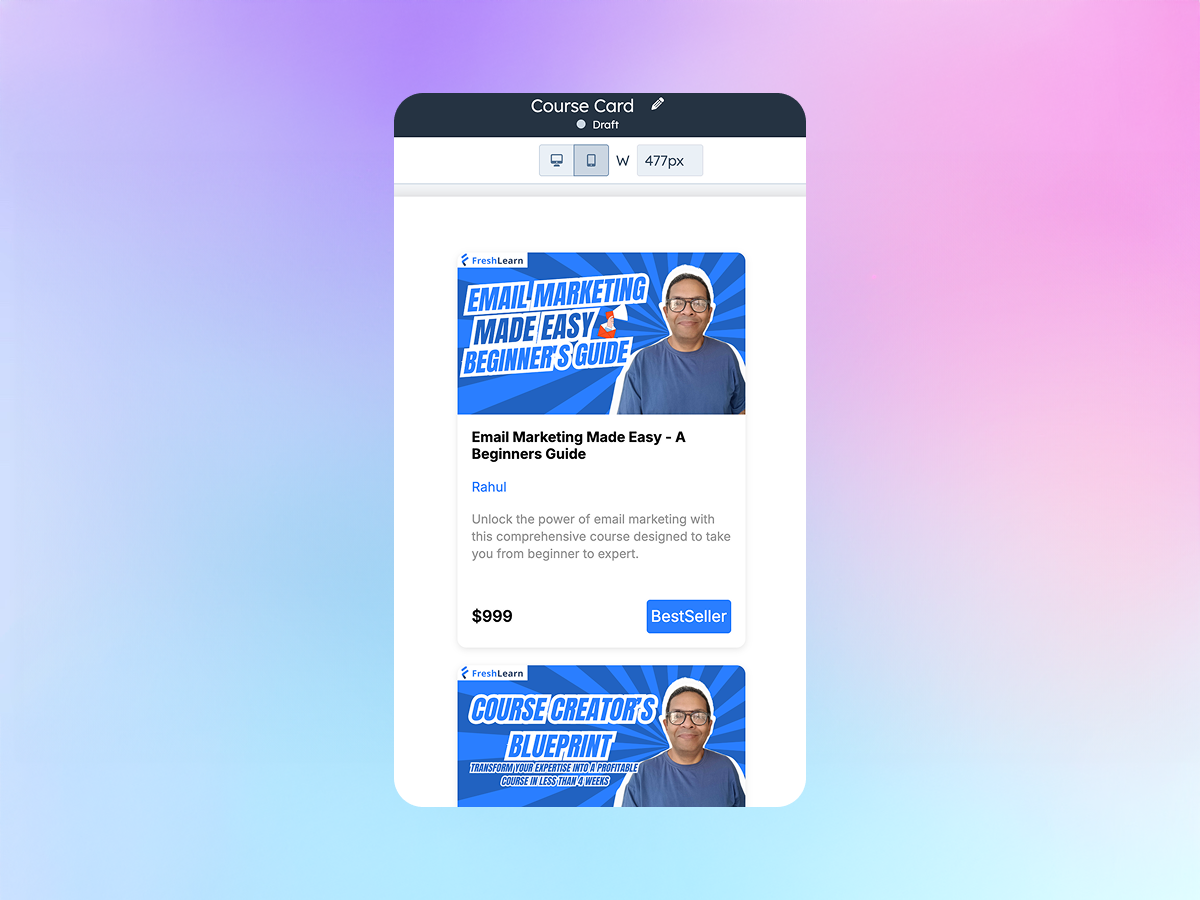 Mobile-Friendly & Responsive Layout